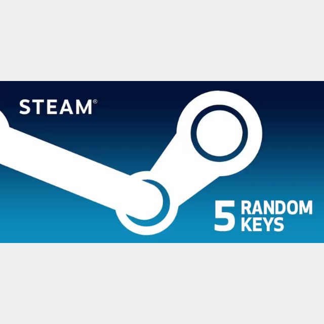 40.00 Steam Random 5 Keys Steam Key GLOBAL INSTANT DELIVERY 🚀🚀