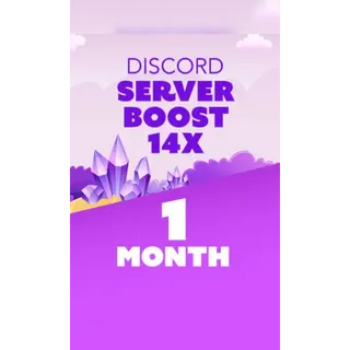 Discord Nitro 1 Month 14x Level 3 Server Boost