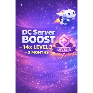 3 Months 14x Level 3 - Server Boost