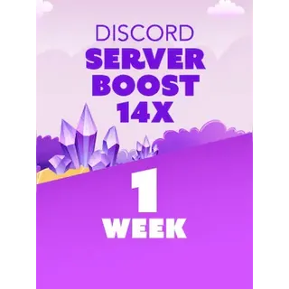 Discord Server Boost 14x 1 Week - Level 3