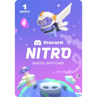 Discord Nitro Membership 1 Month Trial Code