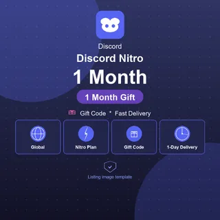 Discord Nitro Trial 1 Month Gift Link | Digital Delivery