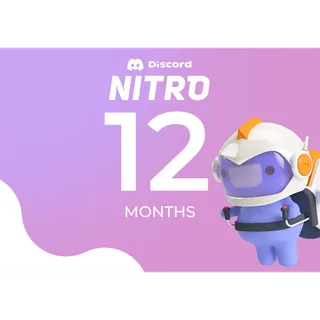 Discord Nitro 1 Year Membership - Global