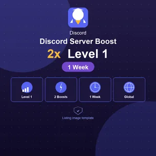1 Week Discord Server Boost | 2x Level 1