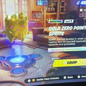 golden zero point sprite