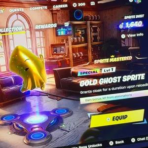 gold ghost sprite