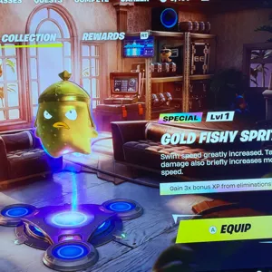 gold fishy sprite