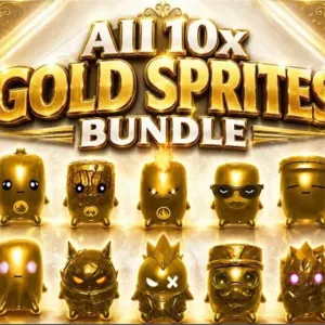all gold sprites