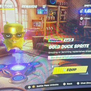 gold duck sprite