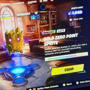 Gold zero point Sprite