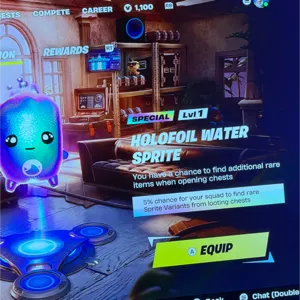 water holofoil sprite