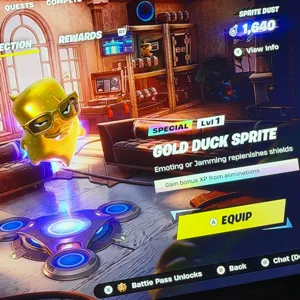 gold duck sprite