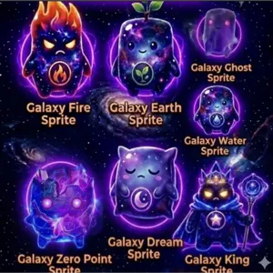 7x galaxy sprites bundle