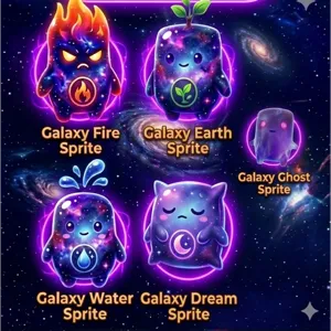 5x galaxy sprites bundle