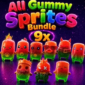 9x gummy sprites