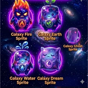 5x galaxy sprites bundle