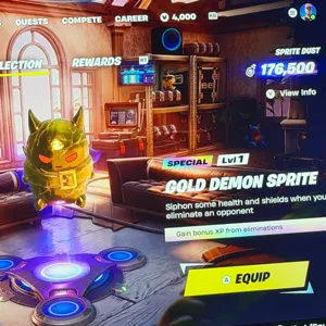 Gold demon Sprite