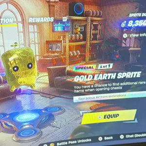 Gold earth Sprite