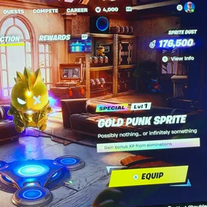 gold punk sprite