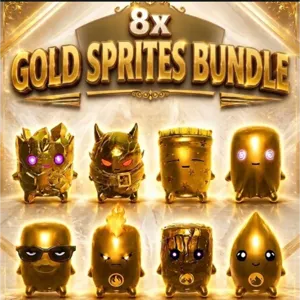 8x gold sprite bundle