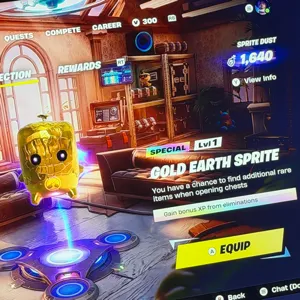 gold earth sprite