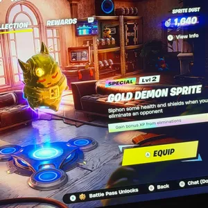 gold demon sprite