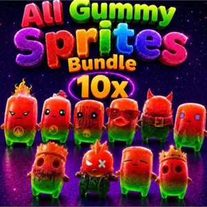 10x gummy sprites