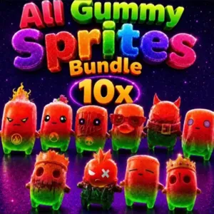 all 10x gummy sprites