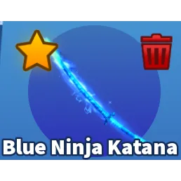 Blue Ninja Katana