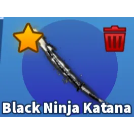 Black Ninja Katana