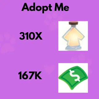 167K + Bucks & 310X portions