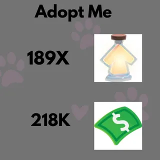 218K + Bucks & 189X portions