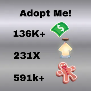 Bucks    &  Age up   Portions &  Ginger  Bread - adopt me