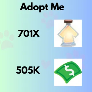 505K+ Bucks & 701X portions