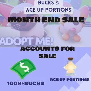 Bucks & age Up Portions 