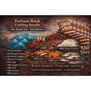 x10 Fortune Book Crafting Materials - King Legacy