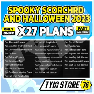 SPOOKY SCORCHRD AND HALLOWEEN