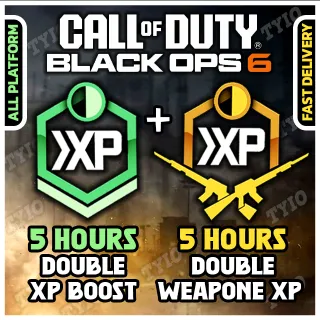 COD BO6 DOUBLE XP + WEAPON DOUBLE XP