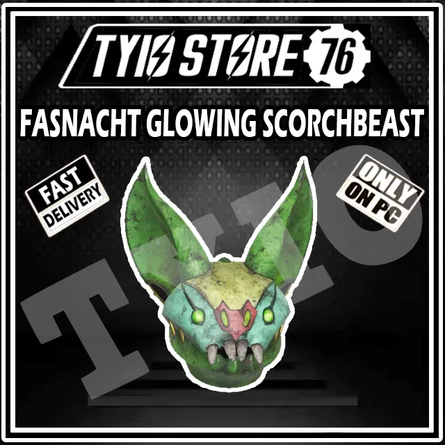 FASNACHT GLOWING SCORCH BEAST MASK - Fallout 76 Game Items - Gameflip