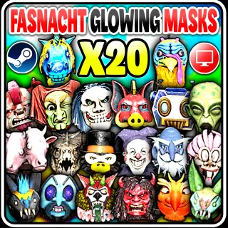 FASNACHT GLOWING MASK