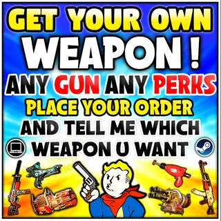 FALLOUT 76 ANY WEAPON [ FIXER-HANDMADE-Gatling Plasma-Enclave plasma-holy fire-Tesla Rifle-Pepper Shaker - elders mark ]