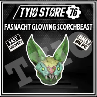 FASNACHT GLOWING SCORCH BEAST MASK