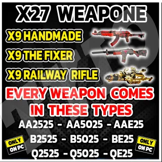 WEAPONE BUNDLE X27