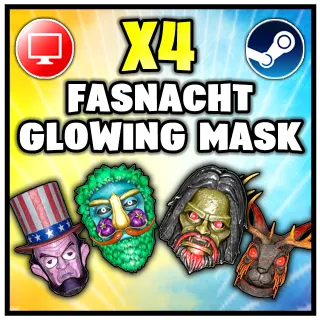 Fasnacht Glowing masks