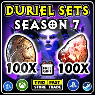 DIABLO 4 DURIEL SETS X100