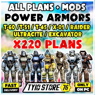 POWER ARMORS MODS AND PLANS