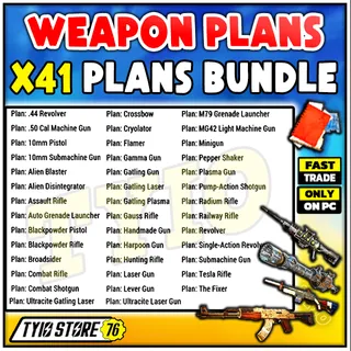 WEAPON PLANS