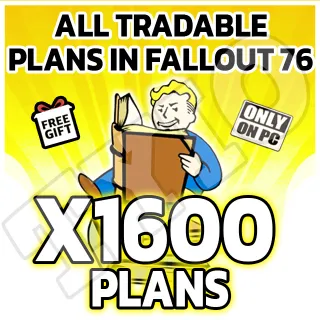 ALL PLANS IN FALLOUT 76