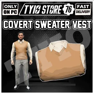 Covert sweater vest 