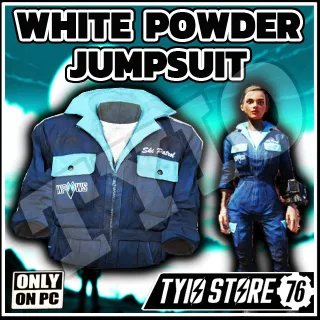 WHITE POWDER JUMPSUIT